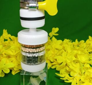 Six layers PVA non-woven fabric, 360° rotating design with a maximum tilt angle of 65°.water filter Tap.